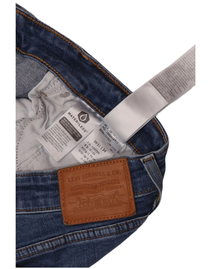 Levi's Dame 725 High Rise Bootcut Jeans W31 L34 Blå Bomuld