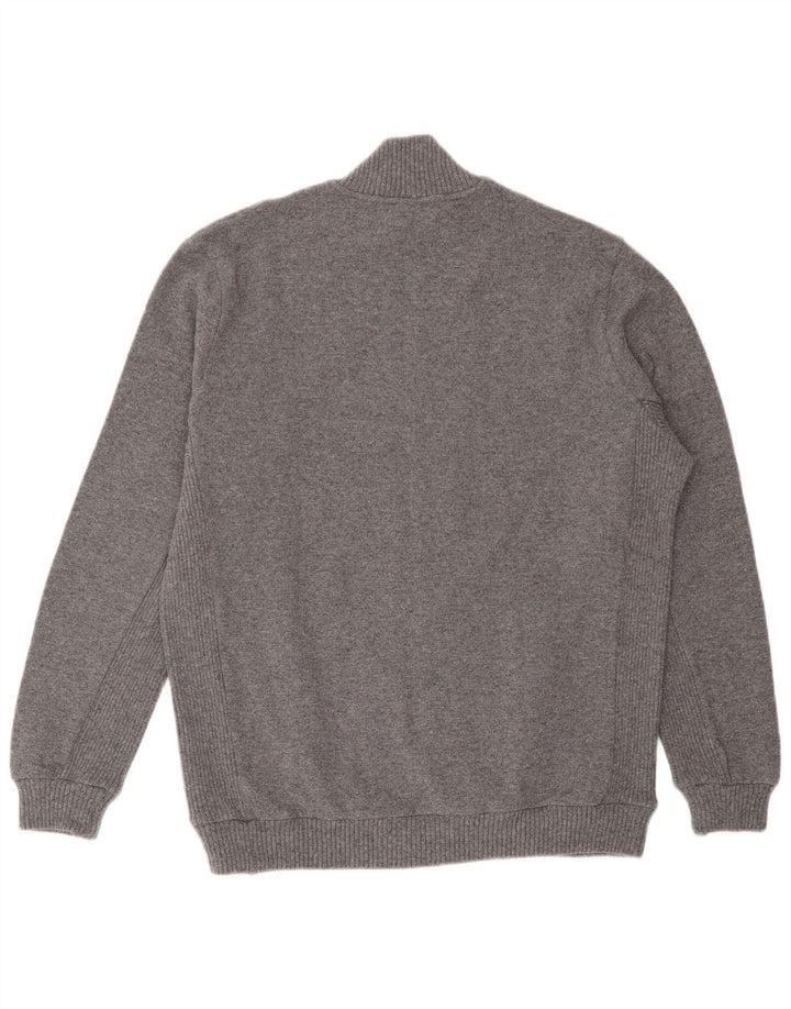 Lacoste Herre Cardigan Sweater Størrelse 7 2XL Grå