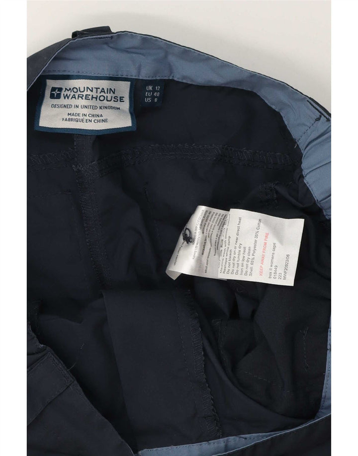 Mountain Warehouse Dame Cargo Trousers UK 12 Medium W32 L20 Navy Blue