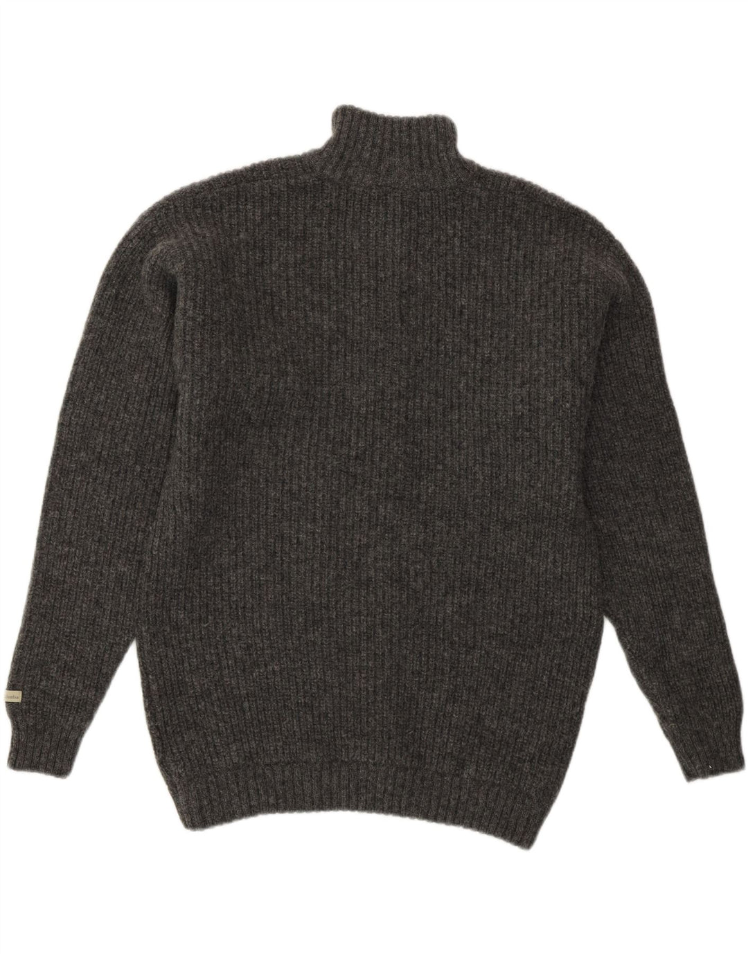 Columbia Herre Zip Neck Jumper Sweater Medium Grey Uld