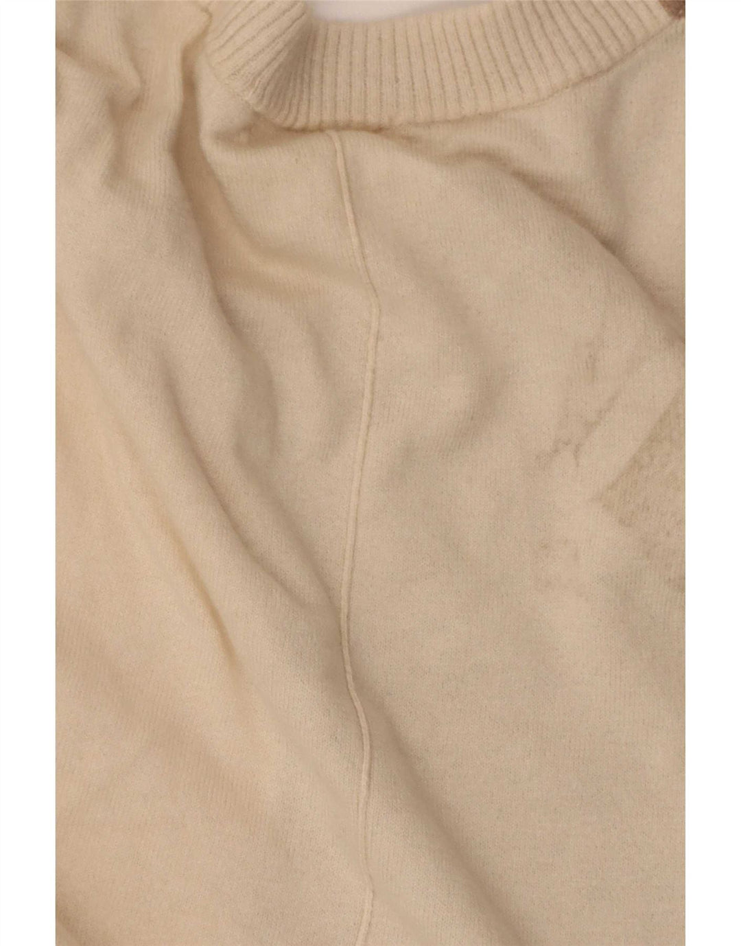 White Stuff Dame V-hals Jumper Sweater UK 16 Stor Flerfarvet
