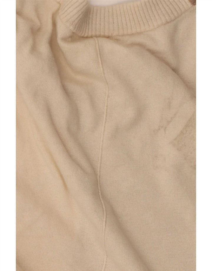 White Stuff Dame V-hals Jumper Sweater UK 16 Stor Flerfarvet