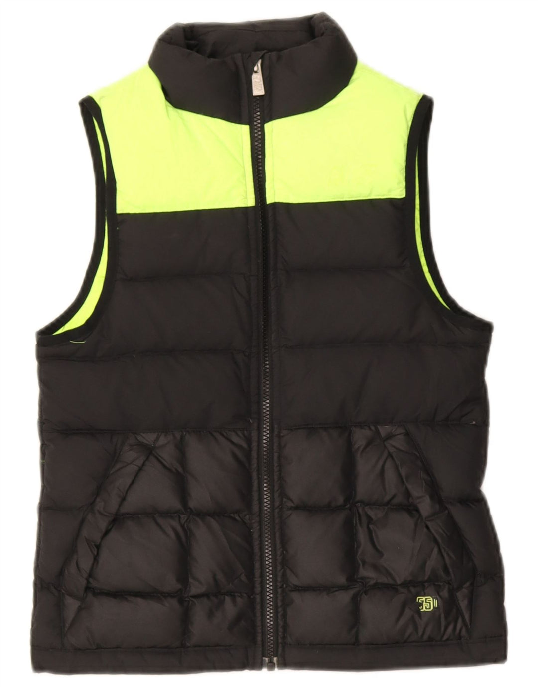 Nike Boys Polstret Gilet 8-9 år Small Black Colourblock Polyester