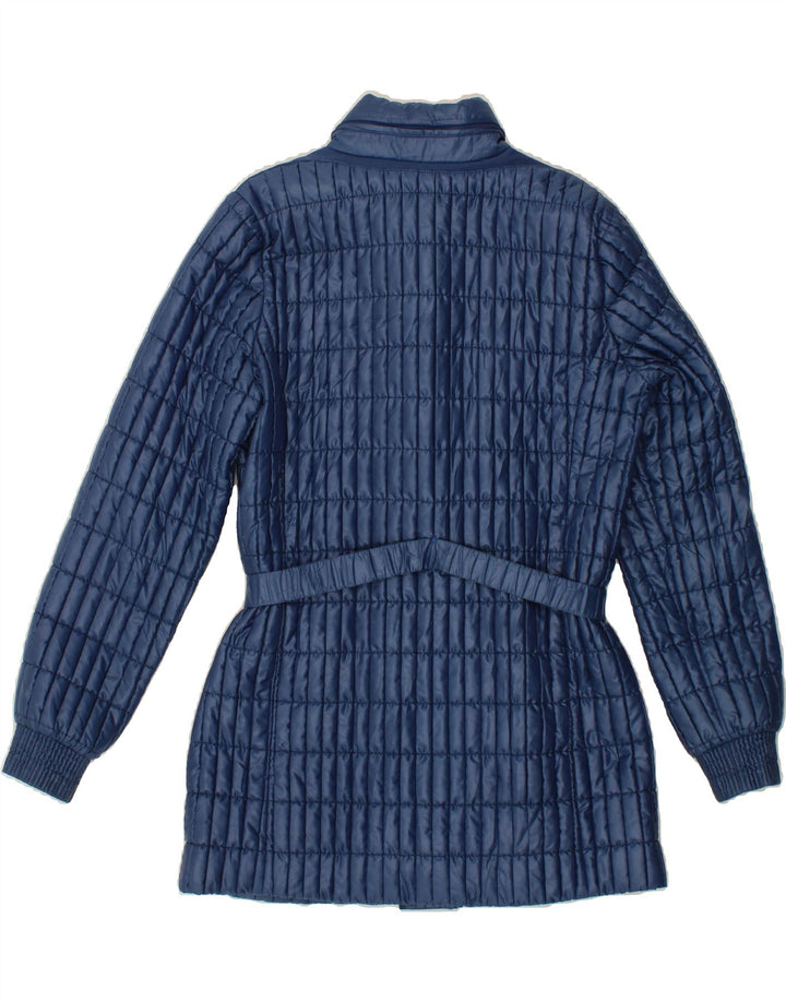 GEOX Girls Padded Coat 13-14 Years Navy Blue Polyester Vintage Geox and Second-Hand Geox from Messina Hembry 