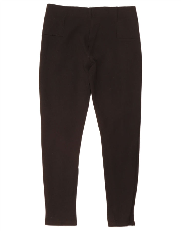 Zara Dame Skinny Cropped Trousers Medium W29 L25 Sort