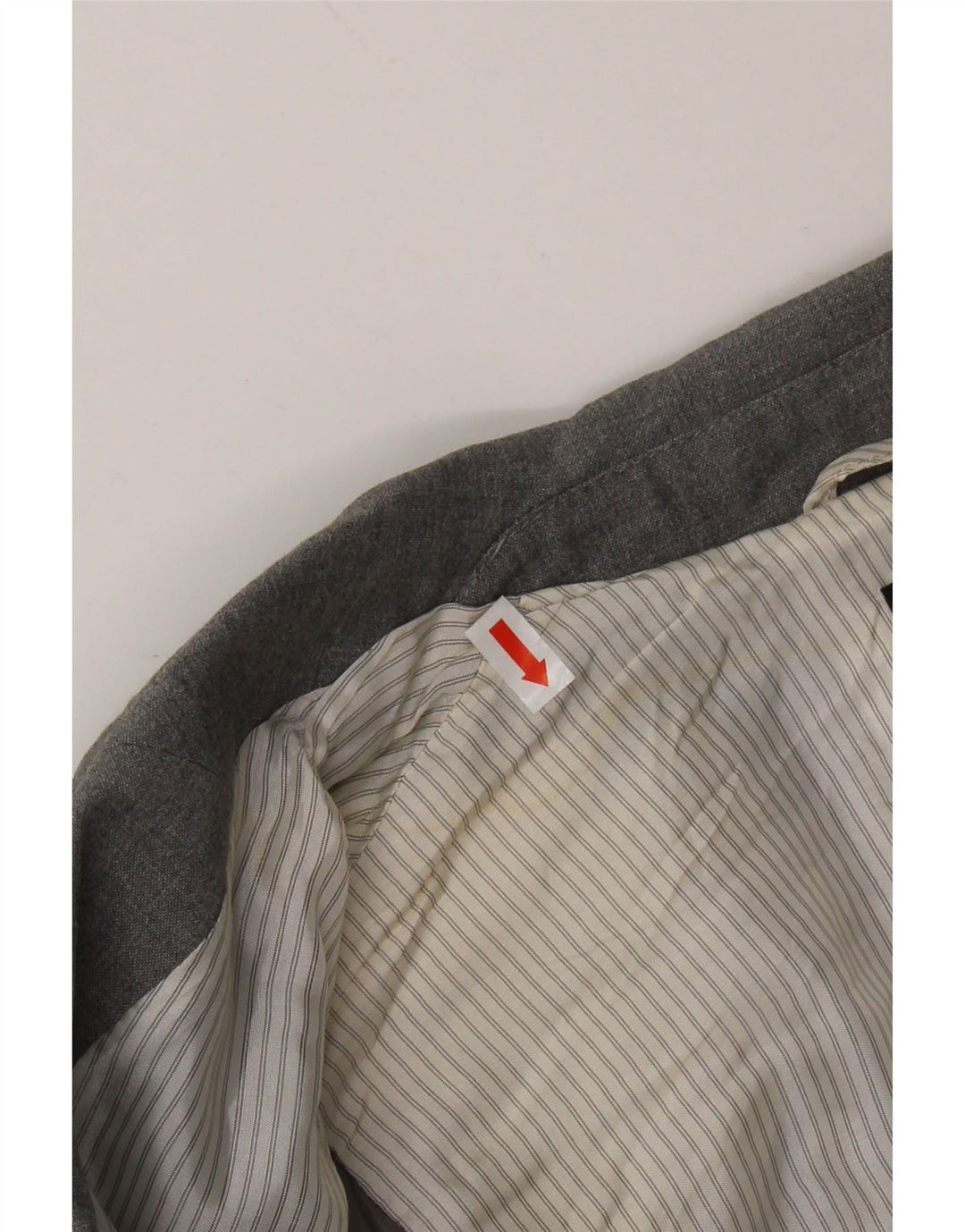 OASIS Womens Crop 1-knaps blazerjakke UK 8 Small Grå Polyester