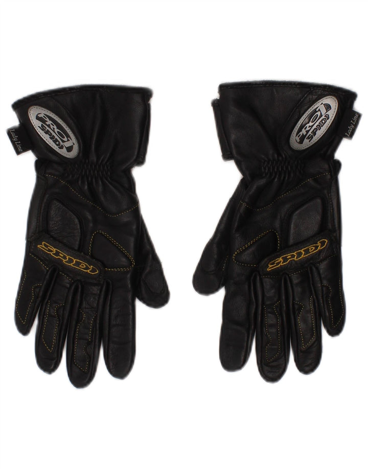 Spidi Dame Lady Line Biker Læder Handsker Medium Sort Motorcykel