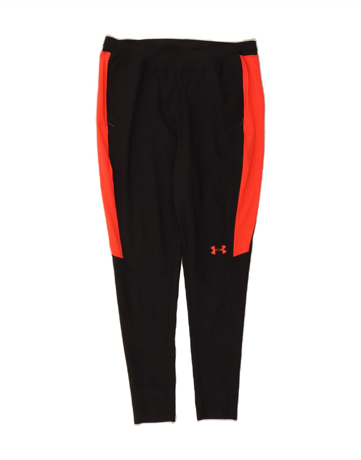 UNDER ARMOUR Womens Tracksuit Trousers UK 14 Large Black Colourblock Vintage Under Armour and Second-Hand Under Armour from Messina Hembry 