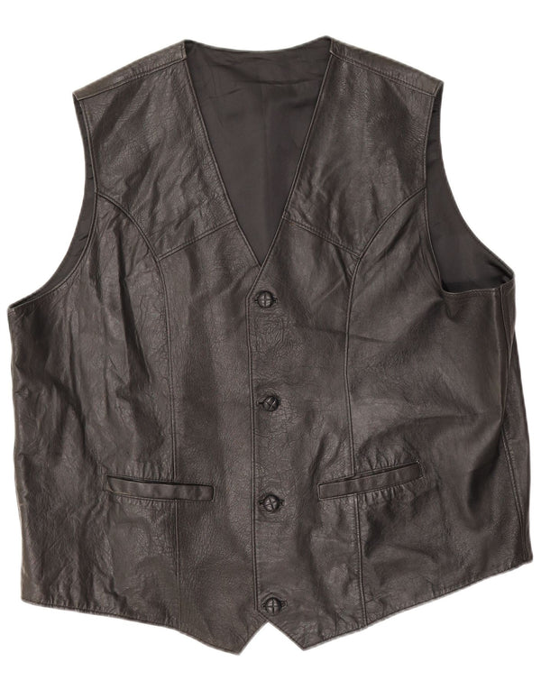 Vintage herrevest XL sort