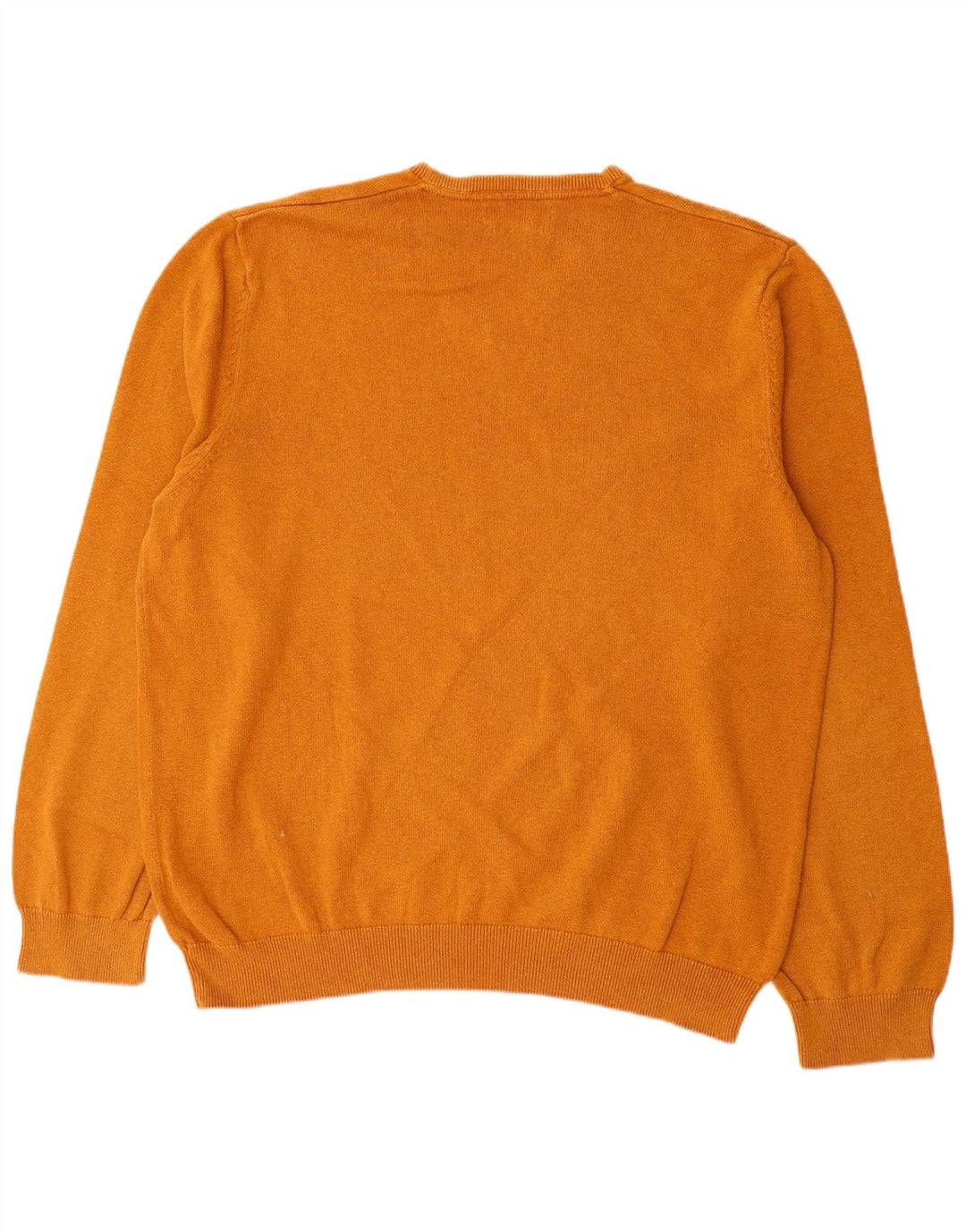 Marks & Spencer Herre V-hals sweater 2XL brun bomuld