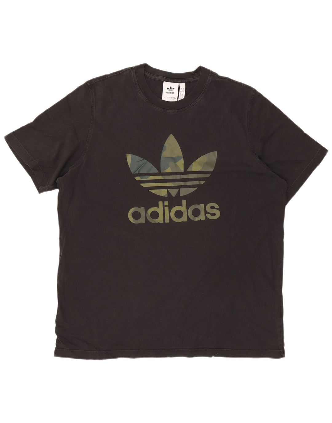 Adidas Herre grafisk T-shirt Top XL Sort