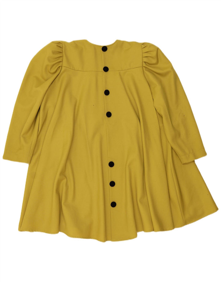 Vintage oversize overfrakke til kvinder IT 44 Medium Yellow Wool