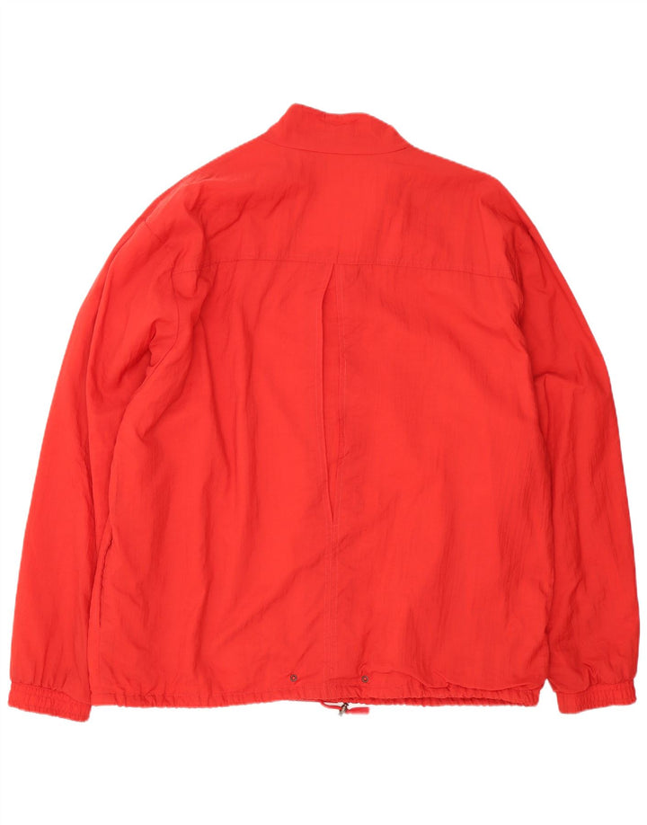 Sympatex Herre Loose Fit Bomber Jacket UK 42 XL Rød Polyamid