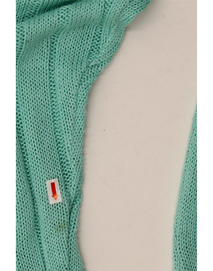 Vintage dame cardigan sweater UK 14 Large Green
