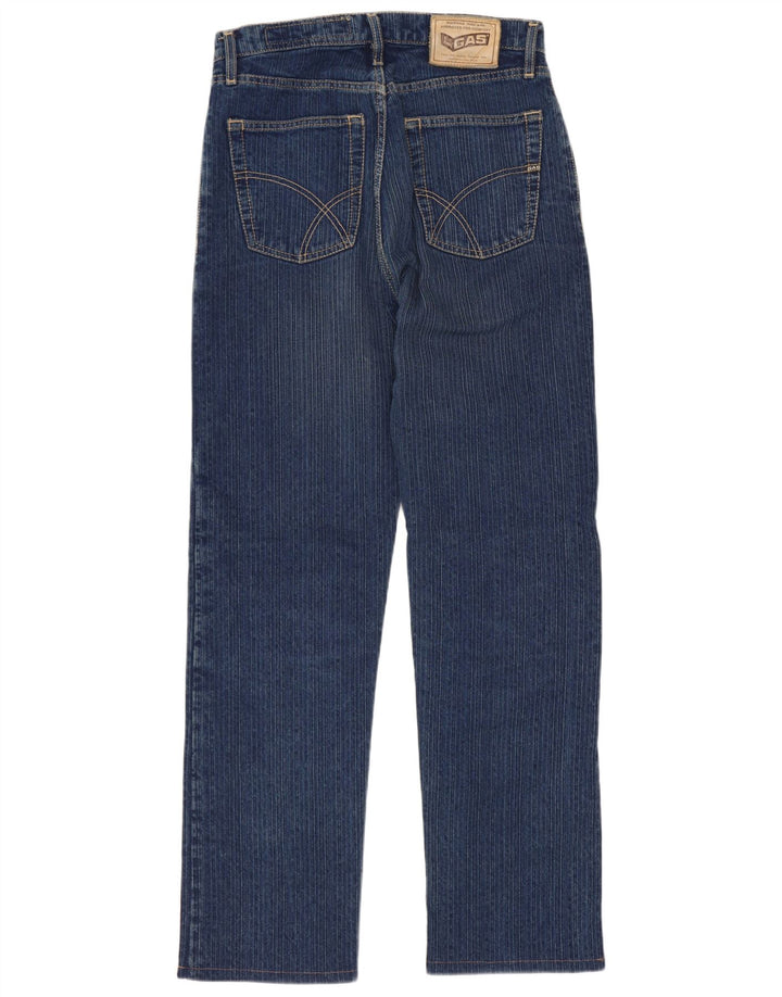 Gas Straight Jeans til mænd W29 L29 Marineblå bomuld