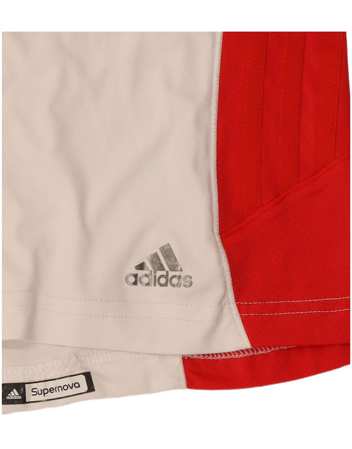 Adidas Dame Climacool Vest Top UK 4 XS Hvid Colourblock