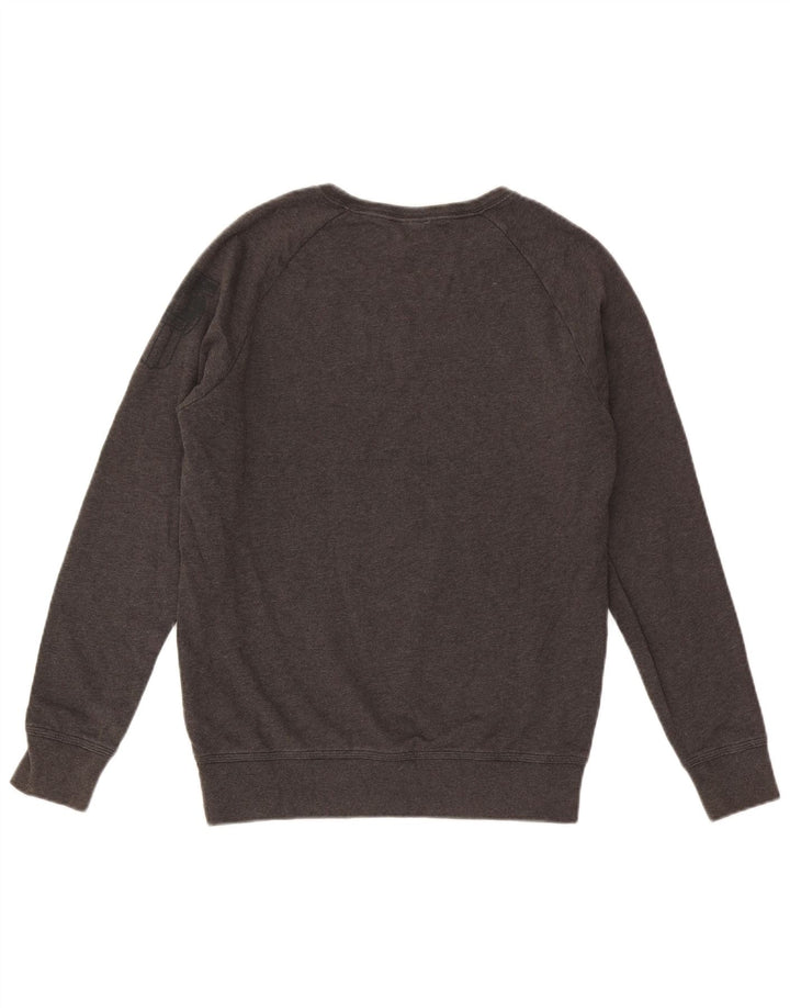 Nike Herre grafisk sweatshirt Jumper Medium Grå Bomuld