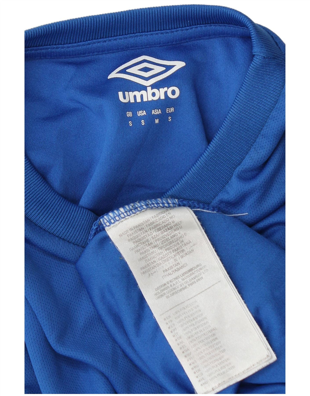 Umbro Herre Grafisk Top Langærmet Lille Blå Polyester