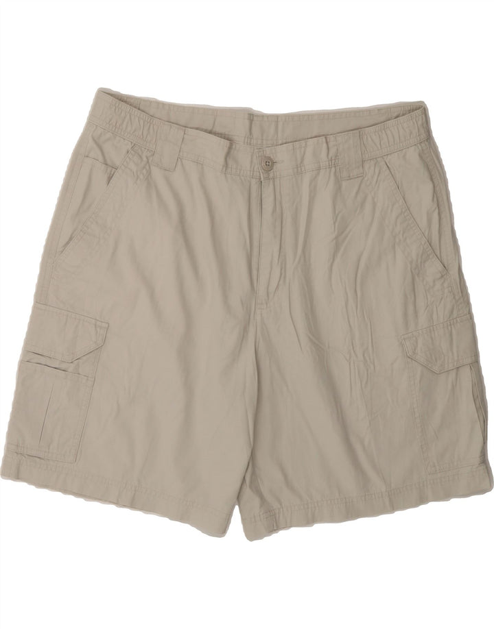 COLUMBIA Mens Cargo Shorts Large W36 White Cotton Vintage Columbia and Second-Hand Columbia from Messina Hembry 