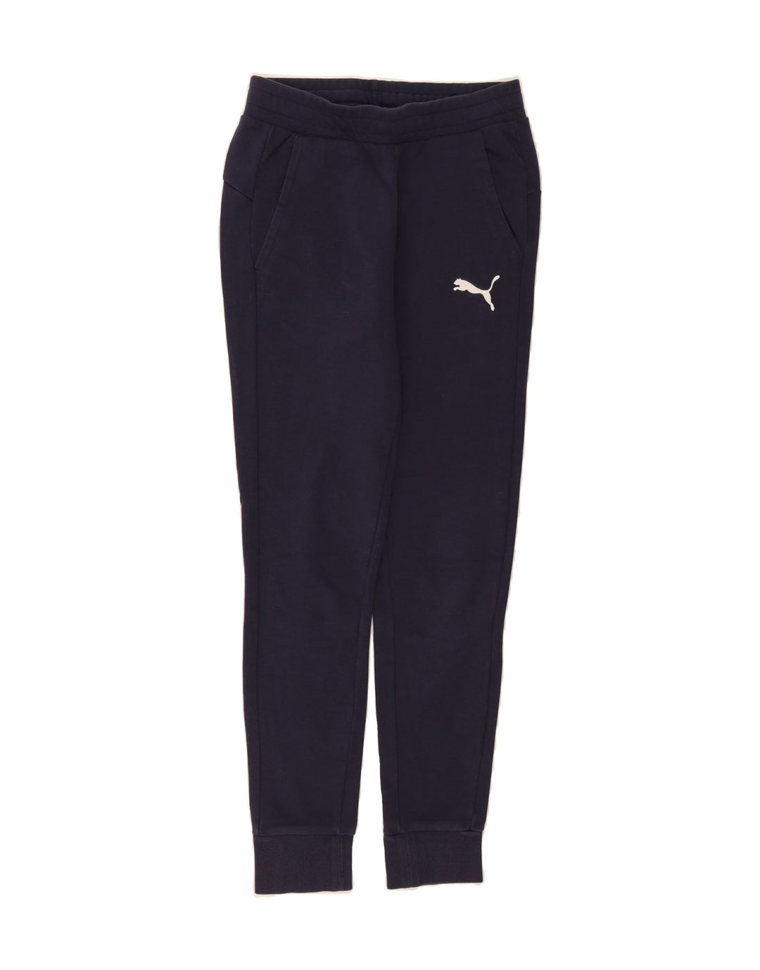 PUMA Mens Tracksuit Trousers Joggers Small  Navy Blue Vintage Puma and Second-Hand Puma from Messina Hembry 