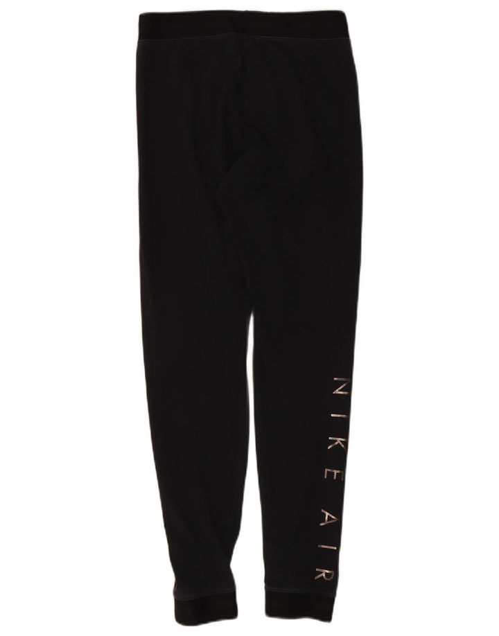 Nike Dame Grafiske Leggings UK 12 Medium Sort