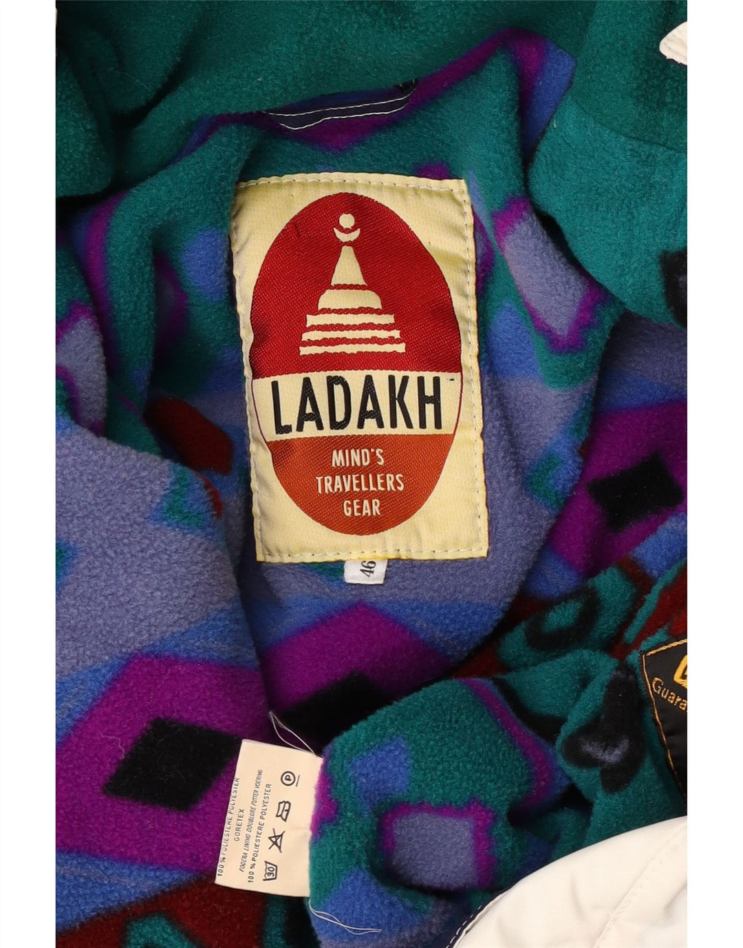 Ladakh Dame Hætte Oversized Windbreaker Jacket EU 46 XL Hvid Polyester