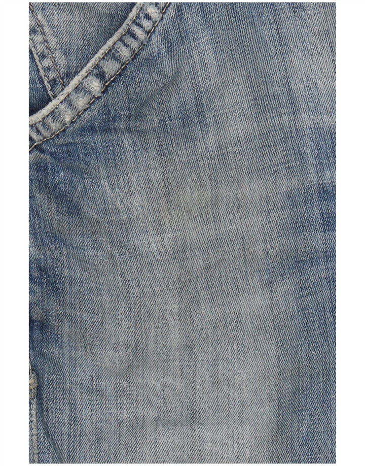 Gas Herre Denim Shorts W31 Medium Blue Cotton