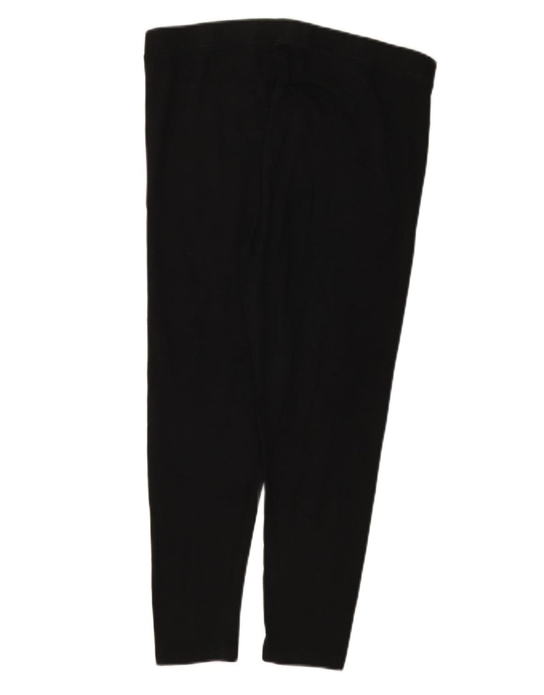 Marks & Spencer Womens Crop Leggings UK 16 Large Black Bomuld
