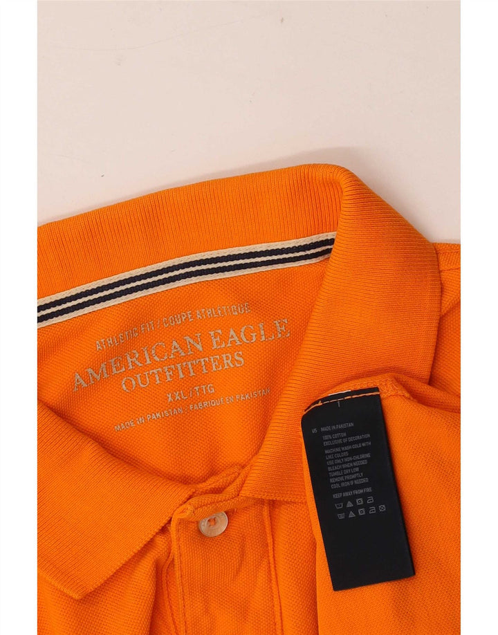American Eagle herre poloshirt 2XL orange bomuld