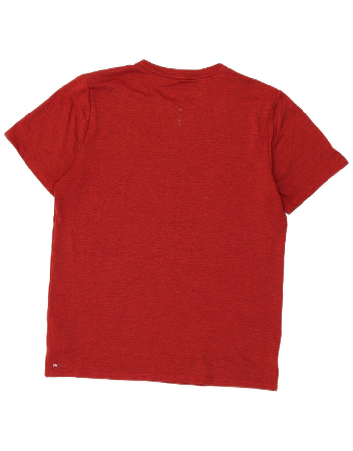 Puma Herre T-Shirt Top Medium Rød Polyester