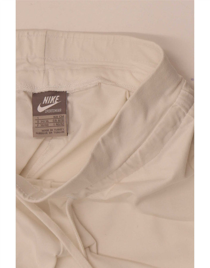 Nike træningsdragtsbukser til kvinder UK 8/10 Small White