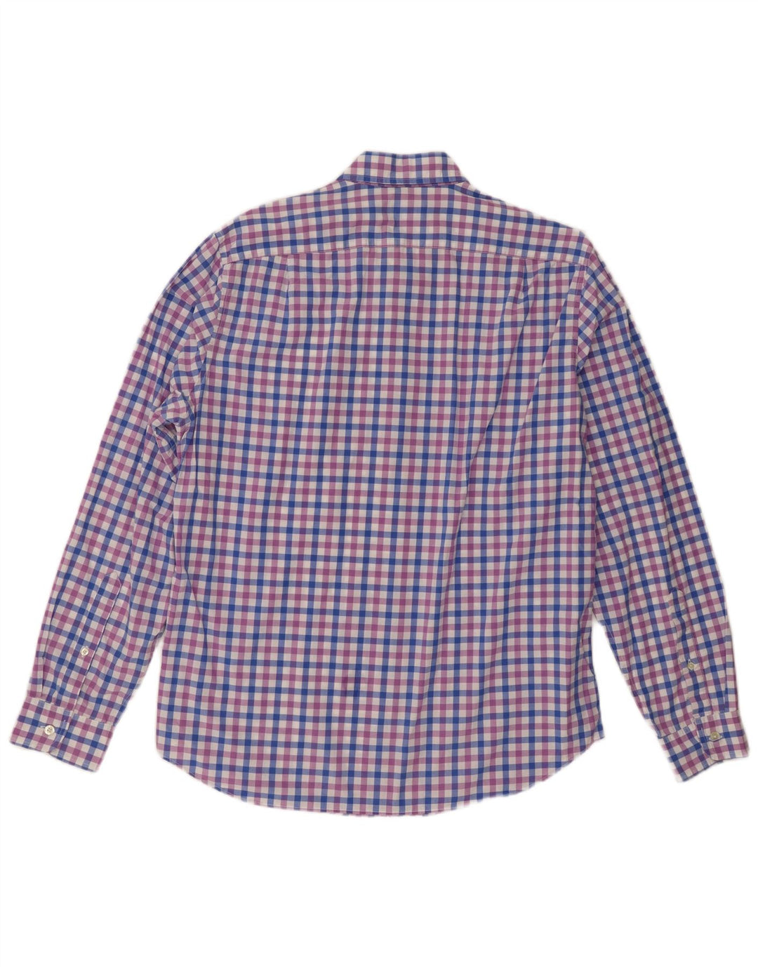J. Crew Herre skræddersyet pasform skjorte medium lilla Gingham bomuld