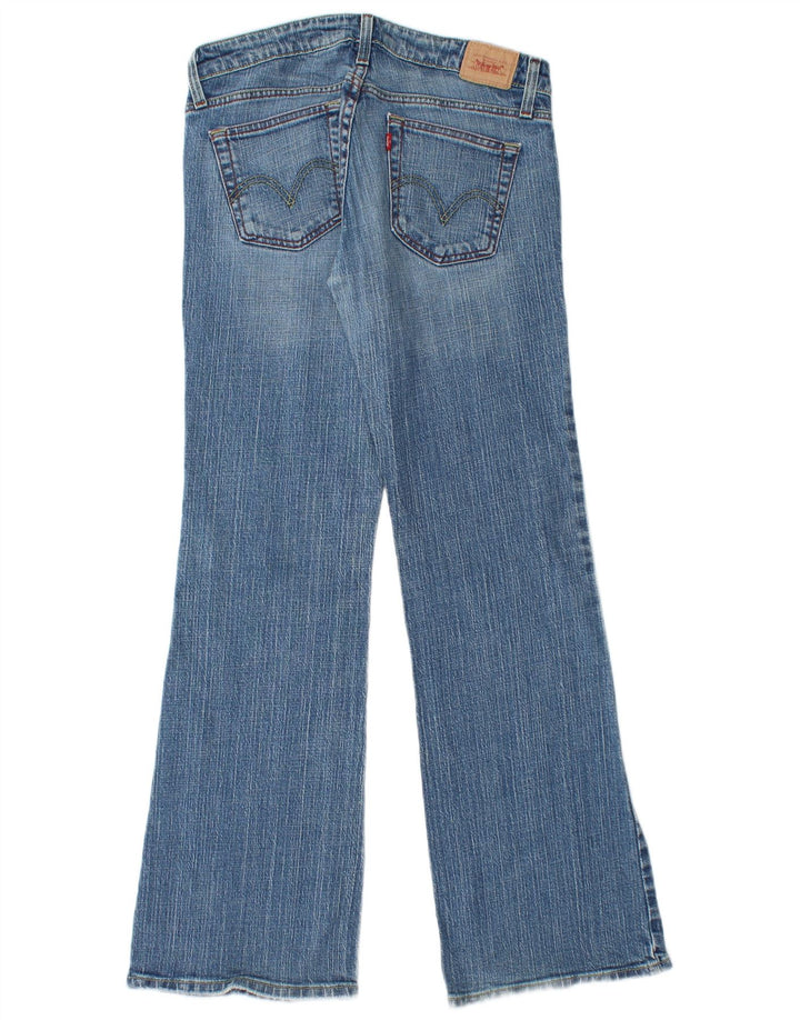 Levi's Womens 524 Super Low Flared Jeans US 9 Medium W30 L31 Blå Bomuld