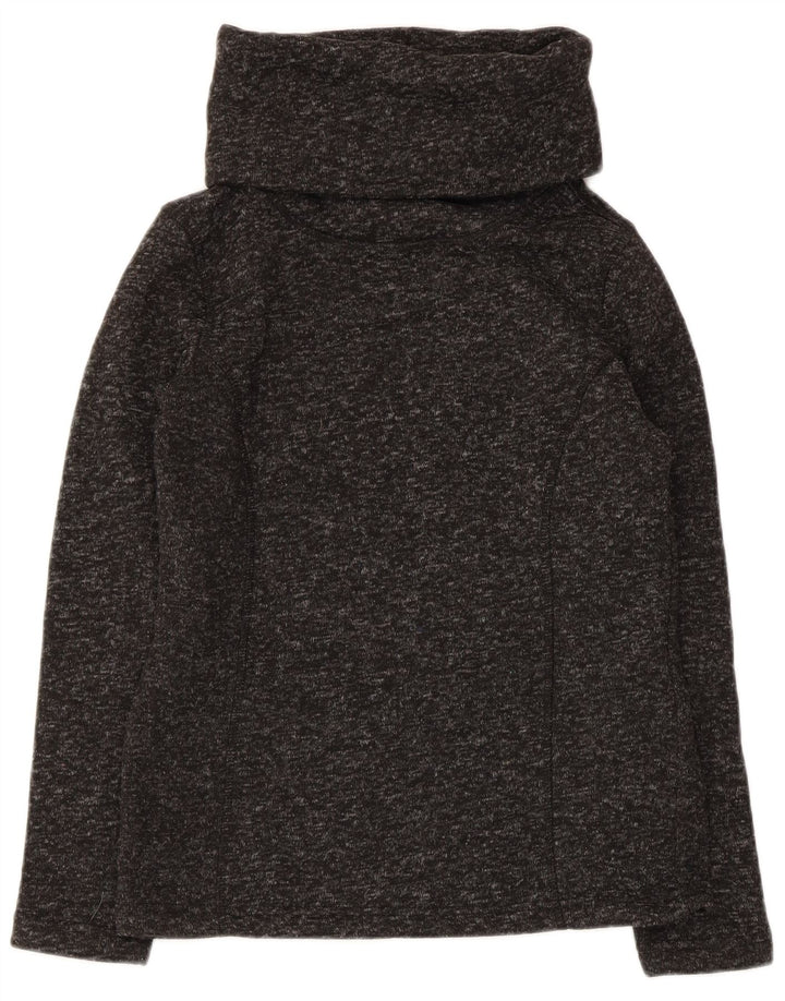 Mountain Warehouse Dame Roll Neck Jumper Sweater UK 8 Small Grey Flecked