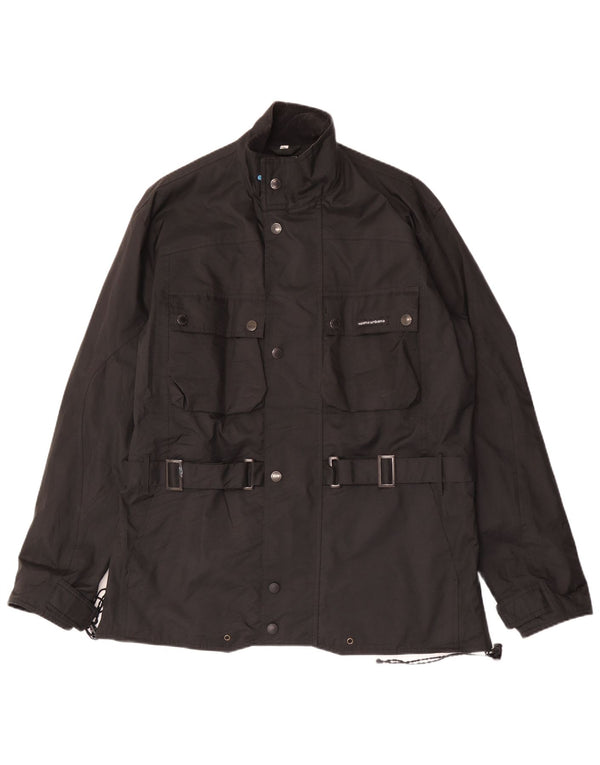TUCANO URBANO Herre Utility Jacket UK 42 XL Sort Stribet Polyester