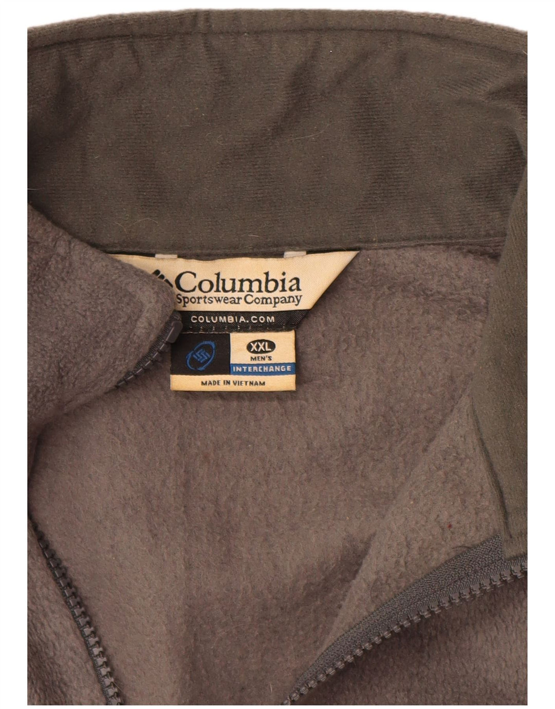 Columbia Herre Fleecejakke UK 44 2XL Grå Polyester
