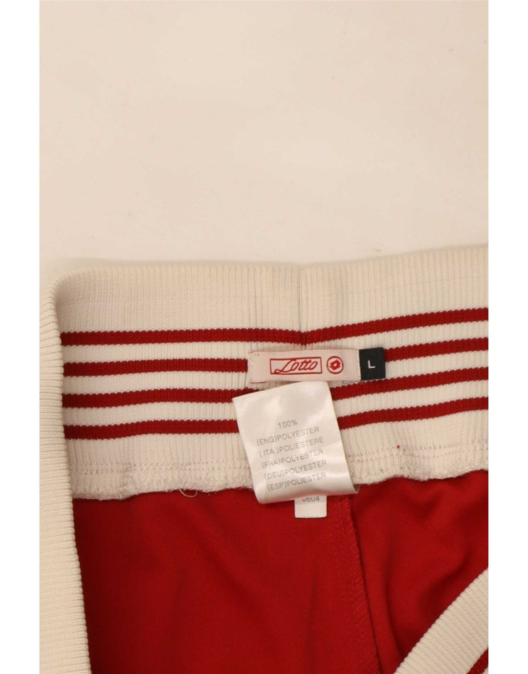 Lotto Dame træningsdragt Bukser UK 14 Large Red Colourblock Polyester