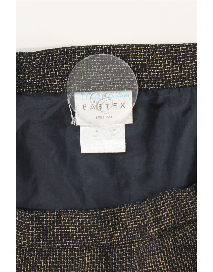 Eastex trompetnederdel til kvinder UK 12 Medium W30 Marineblå polyester