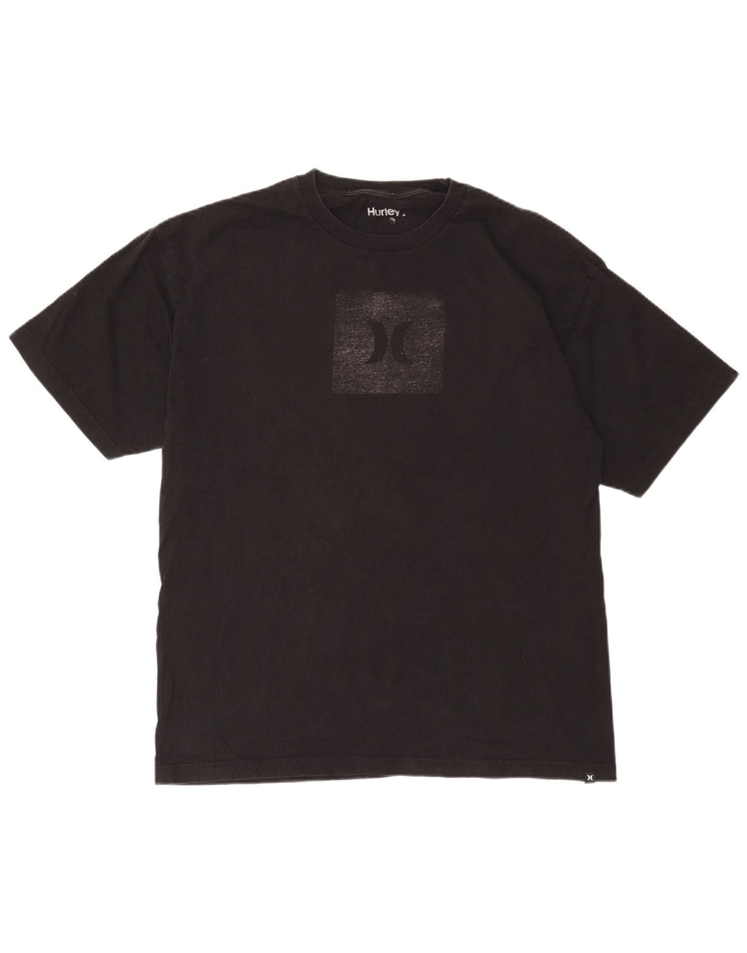 Hurley Herre Grafisk T-Shirt Top Stor Sort