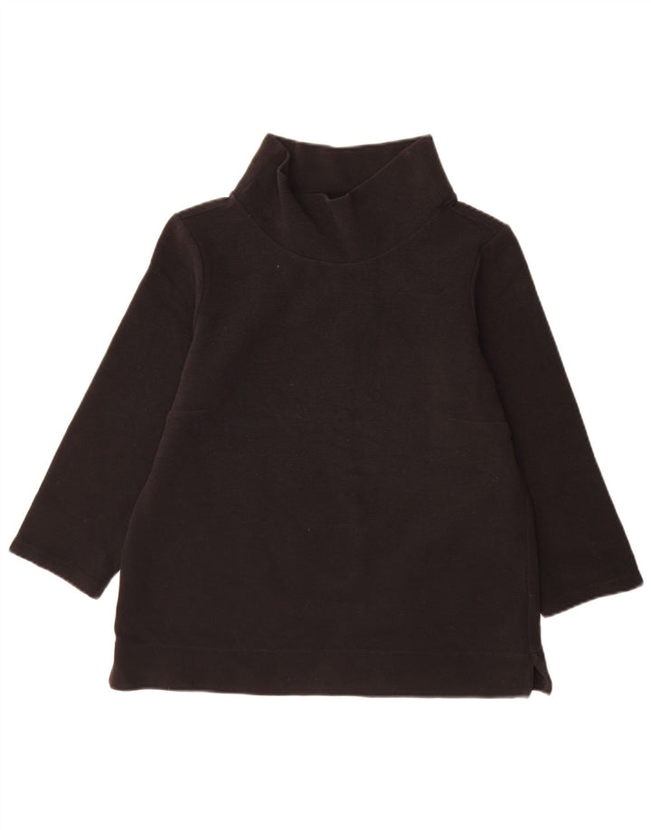 Hobbs Dame Top 3/4 ærmer UK 14 Medium Sort Bomuld
