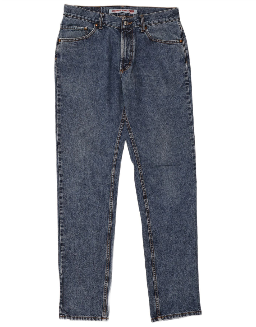CARRERA Herre 700 Regular Straight Jeans IT 50 Large W34 L33 Blå Bomuld