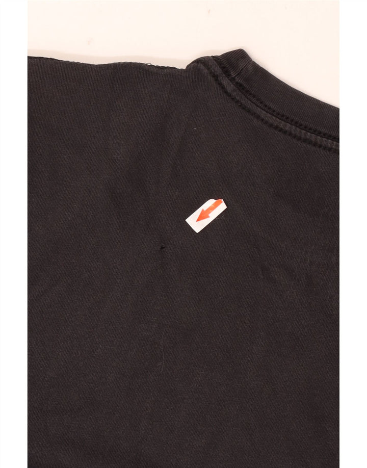 Nike Herre Regular Fit Grafisk T-shirt Top Medium Sort Bomuld