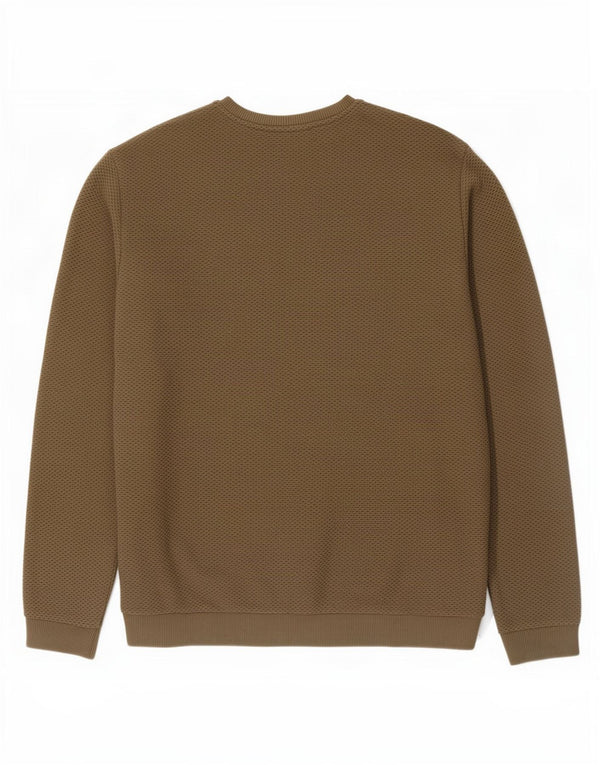 Reiss Herre Sweatshirt Jumper XL Khaki Bomuld