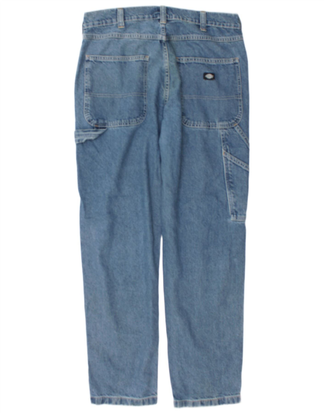 Dickies Herre Cargo Tapered Jeans W33 L32 Blå Bomuld