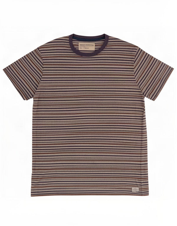 French Connection Herre T-Shirt Top Stor flerfarvet nålestribe