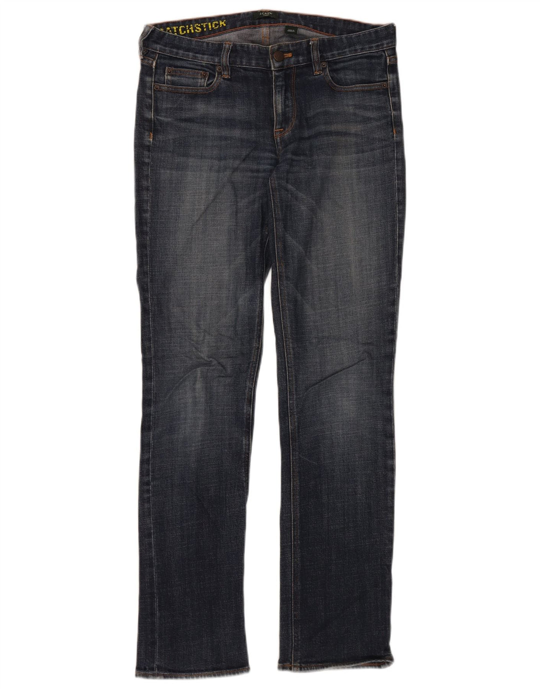 J. Crew Dame Matchstick Slim Jeans W28 L32 Marineblå Bomuld
