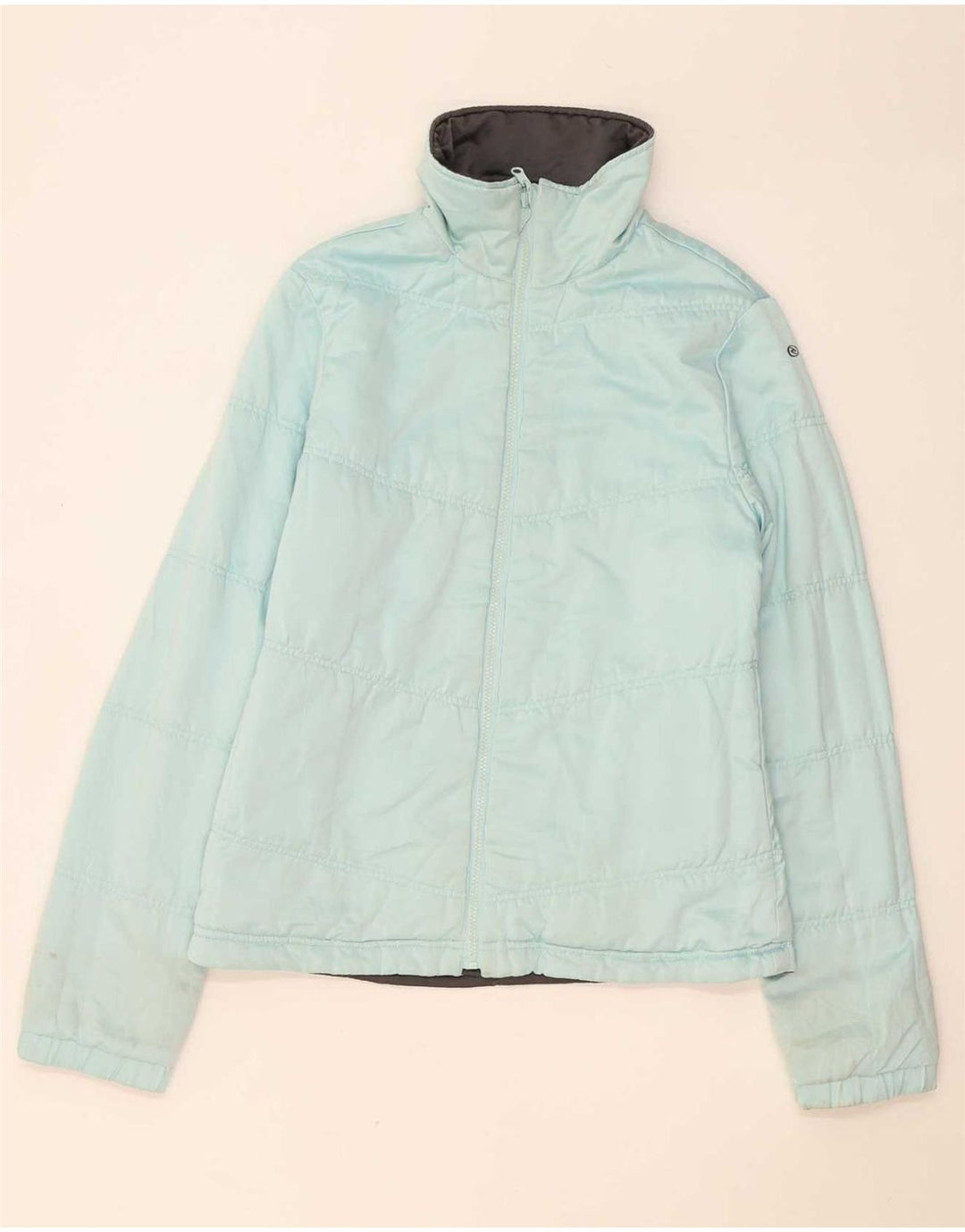 Rip Curl Womens Vendbar polstret jakke UK 12 Medium Grey Polyester