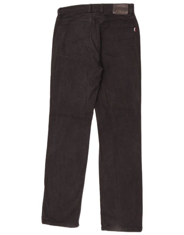 Pioneer Straight Jeans til mænd W32 L34 Sort bomuld