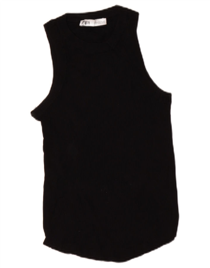 Zara Damevest Top UK 12 Medium Sort Viscose