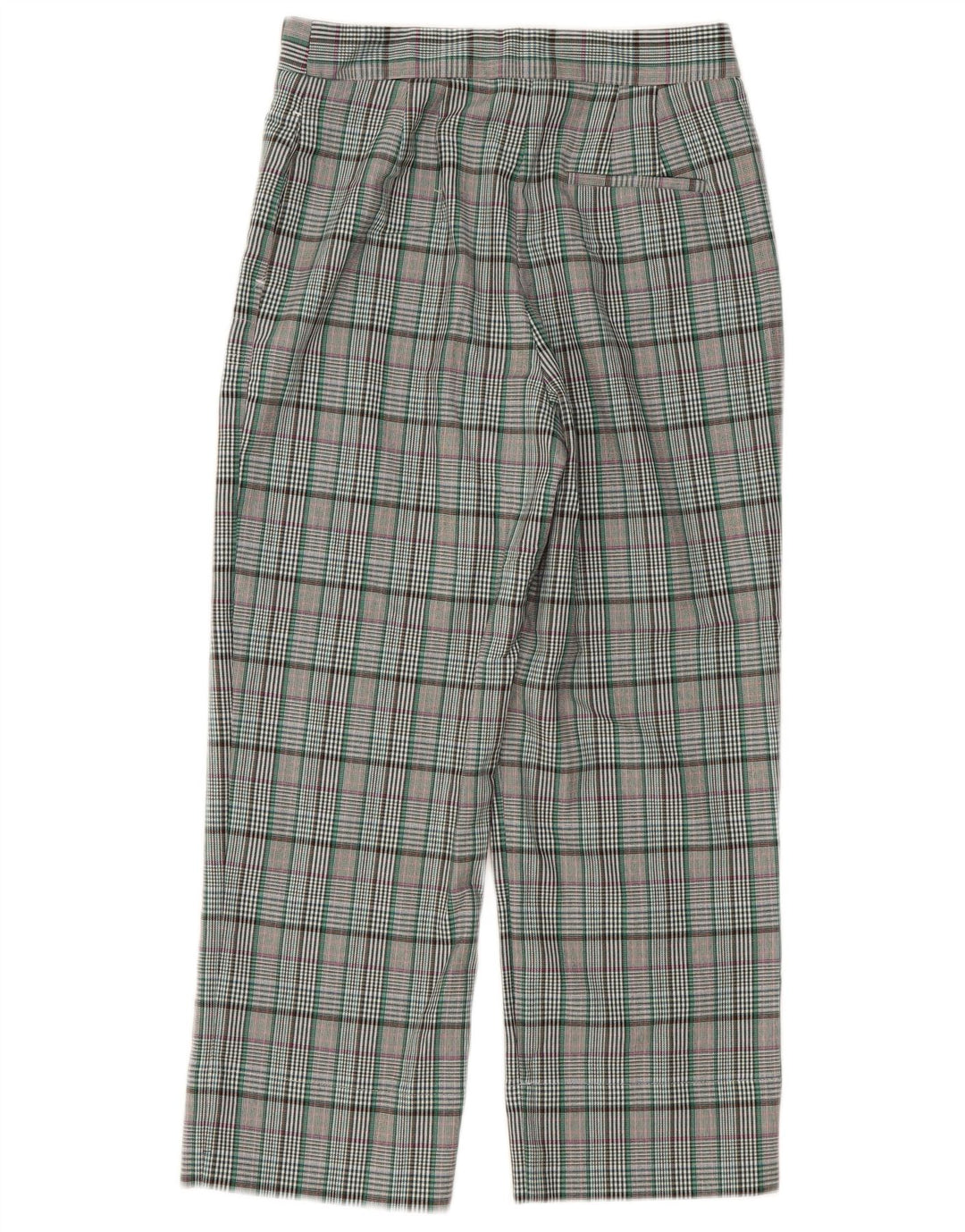 MARKS & SPENCER Womens Cropped Trousers UK 8 Small W28 L24 Grå